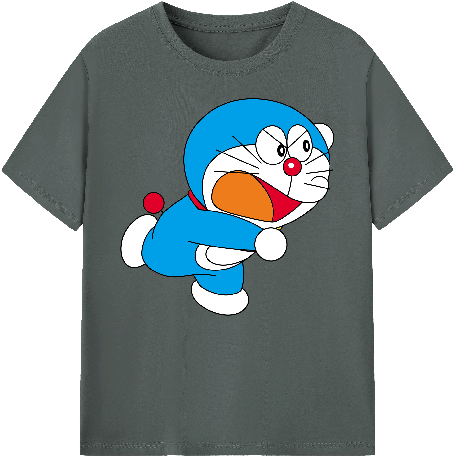 （画像用） ドラえもん Doraemon 綿100％ メンズ半袖Tシャツ｜肌触りやわらか＆通気性